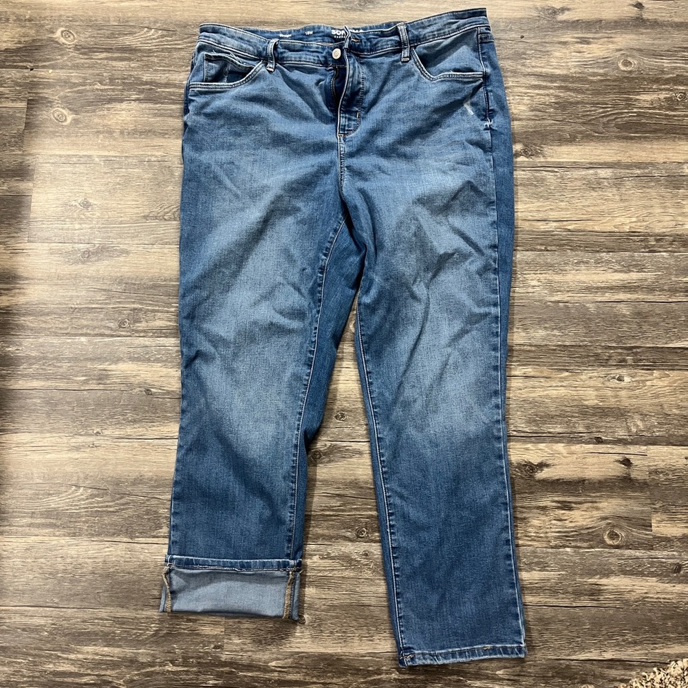 Sonoma Straight leg stretch Jeans Sz 18W
